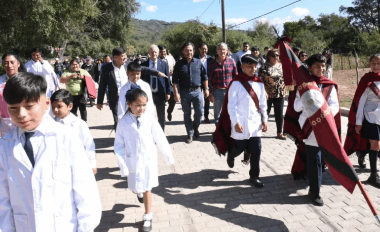 Talapampa celebró su fiesta patronal con obras inauguradas