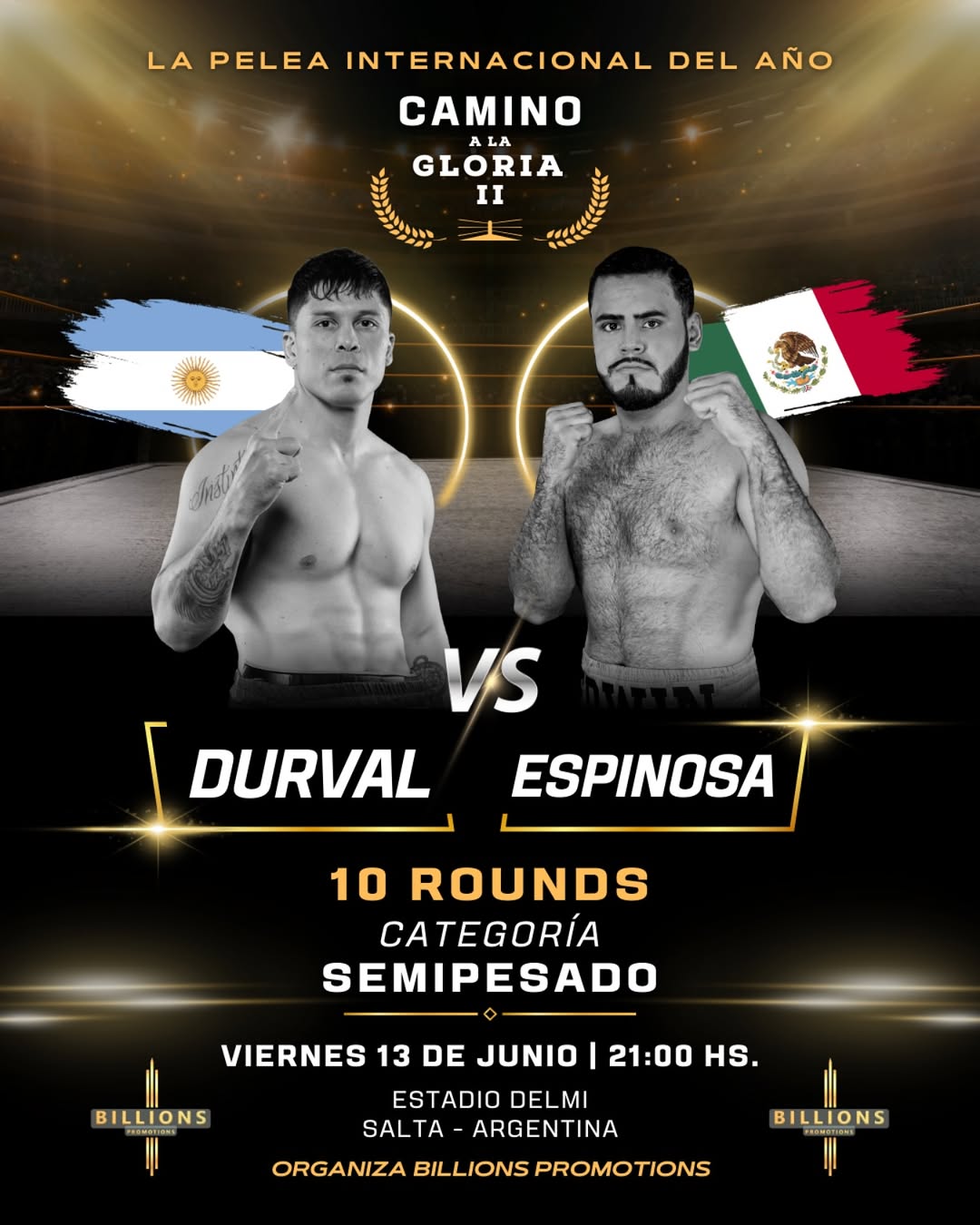 Durval Palacio vs. Edwin Espinosa: el último gran combate en el Estadio Delmi
