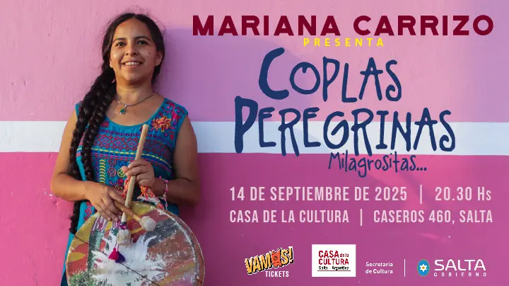 Una noche de coplas y tradición con Mariana Carrizo en la Casa de la Cultura