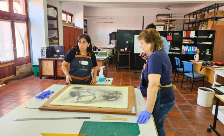 Restauran y preparan para muestra centenario la obra El Juez de Paz de Jorge Hugo Román