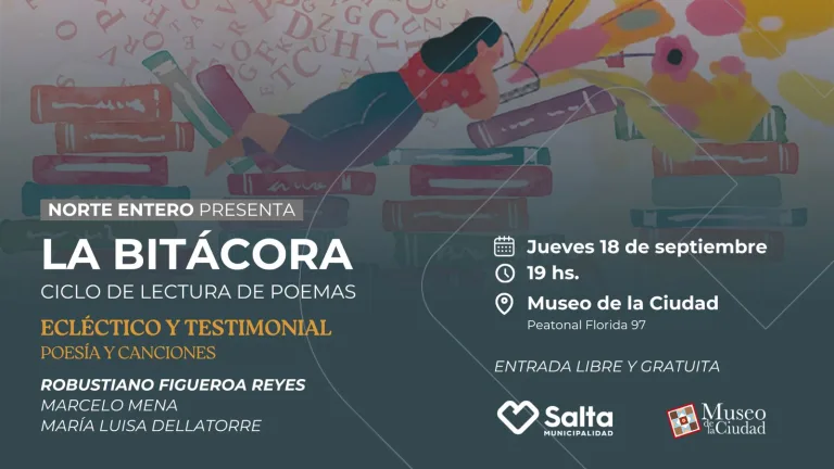 Se viene el 6to encuentro del ciclo de poesías “La Bitácora”