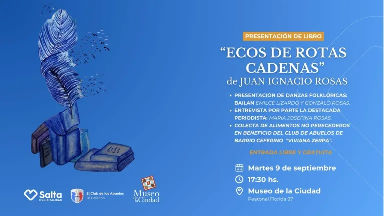 Hoy en el Museo de la Ciudad se presenta el libro “Ecos de rotas cadenas”