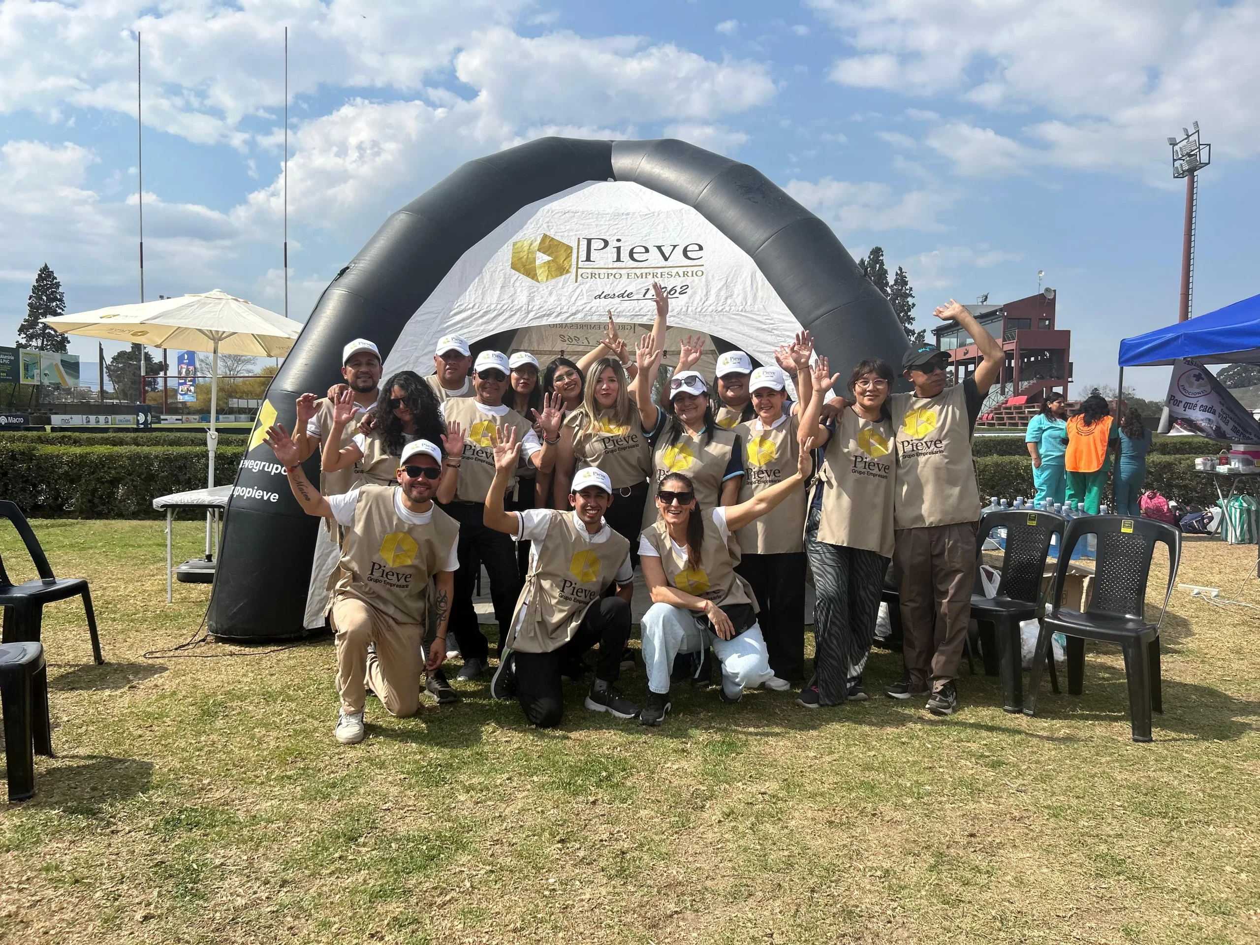 Grupo Pieve renovó su apoyo a los peregrinos del Milagro