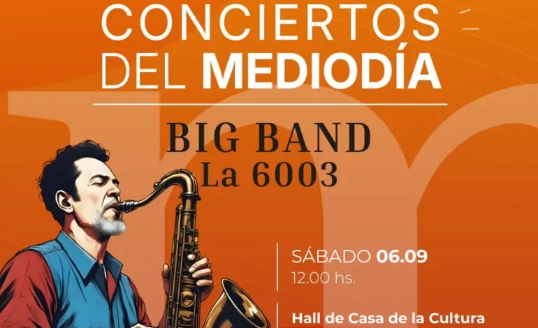 Big Band La 6003: Música y talento joven en el ciclo del Mozarteum Argentino