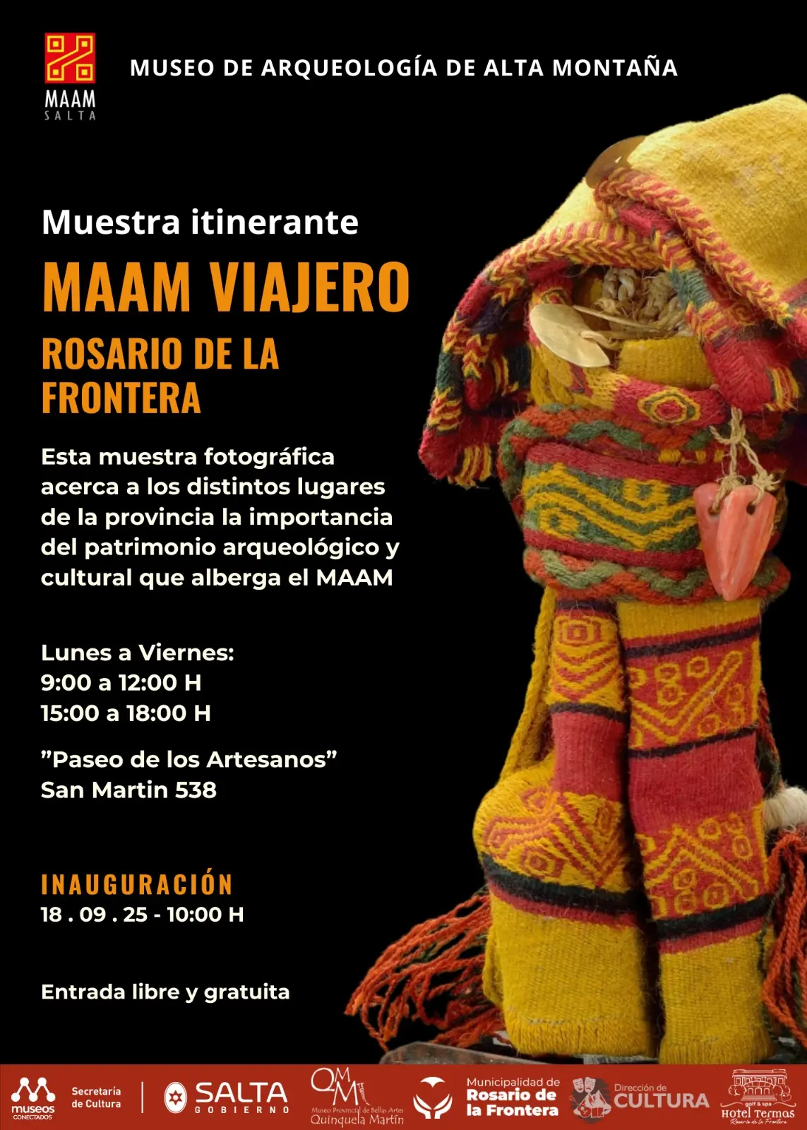 “MAAM VIAJERO” llega a Rosario de la Frontera
