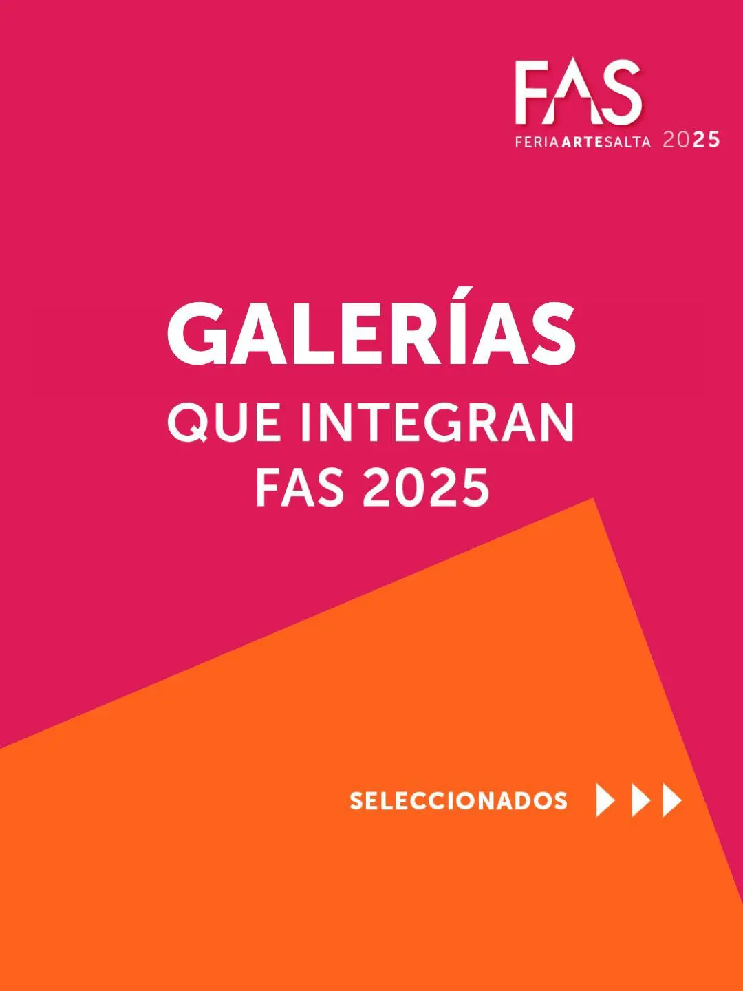 32 galerías y más de 205 artistas del NOA, participarán de FAS 2025