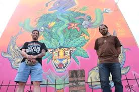 Pintaron un nuevo mural en barrio Santa Lucía