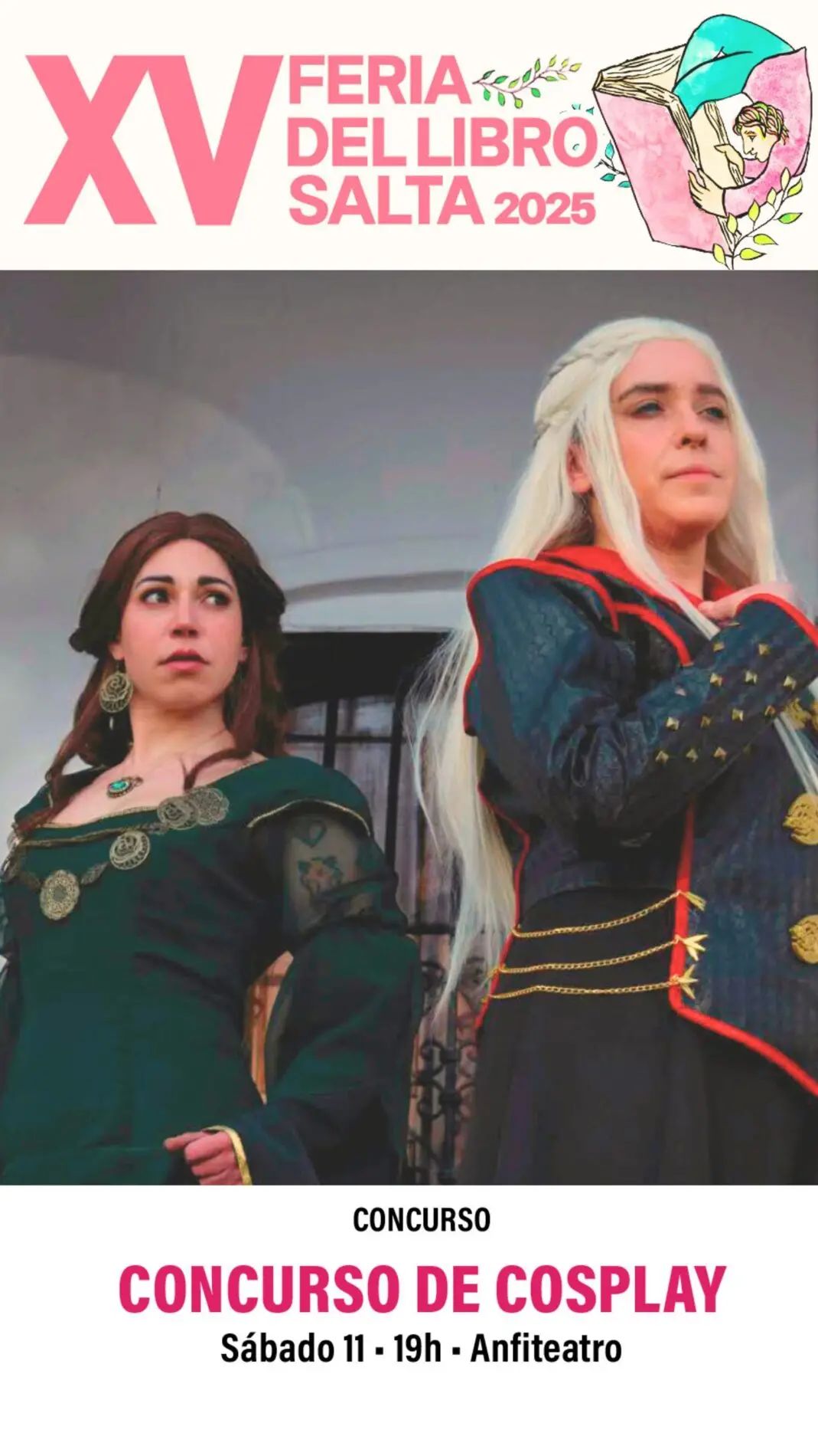 Literatura y creatividad se unen en el Concurso de Cosplay de la Feria del Libro