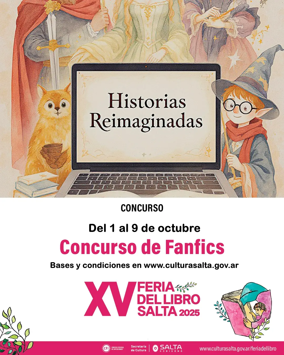 Historias reimaginadas: la Feria del Libro de Salta lanza concurso de fanfics