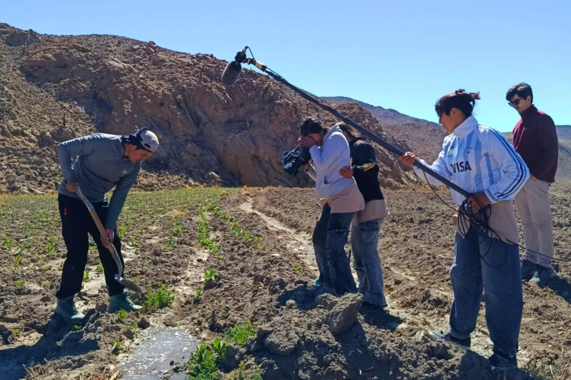 Rodaje comunitario en El Alfarcito rescata historias sobre el agua y la vida rural