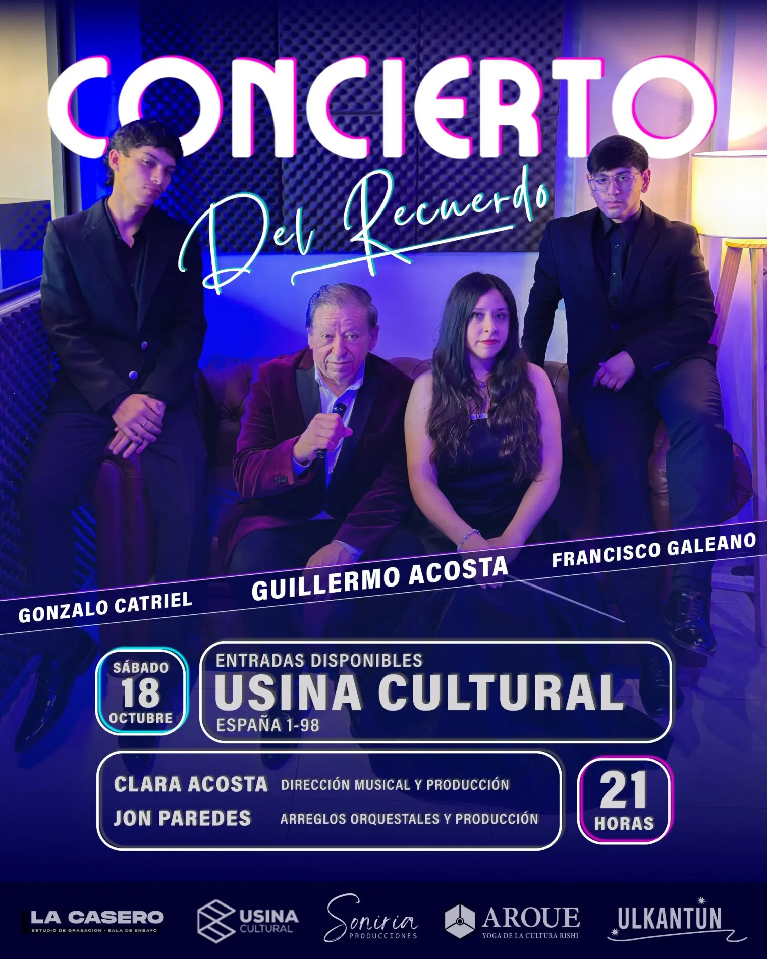 “Concierto del Recuerdo” en la Usina Cultural