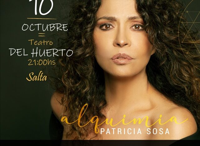 Patricia Sosa regresa a Salta con «Alquimia»