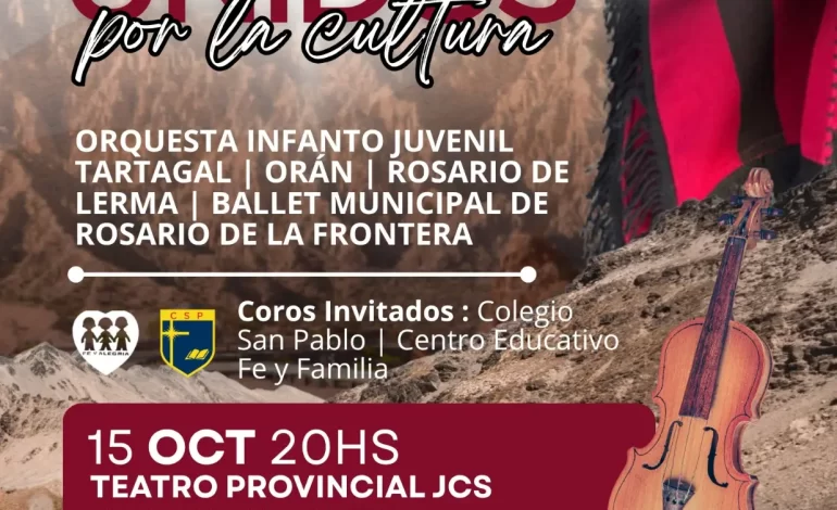 La Orquesta Sinfónica Infantil y Juvenil de Salta celebra 20 años con un concierto aniversario