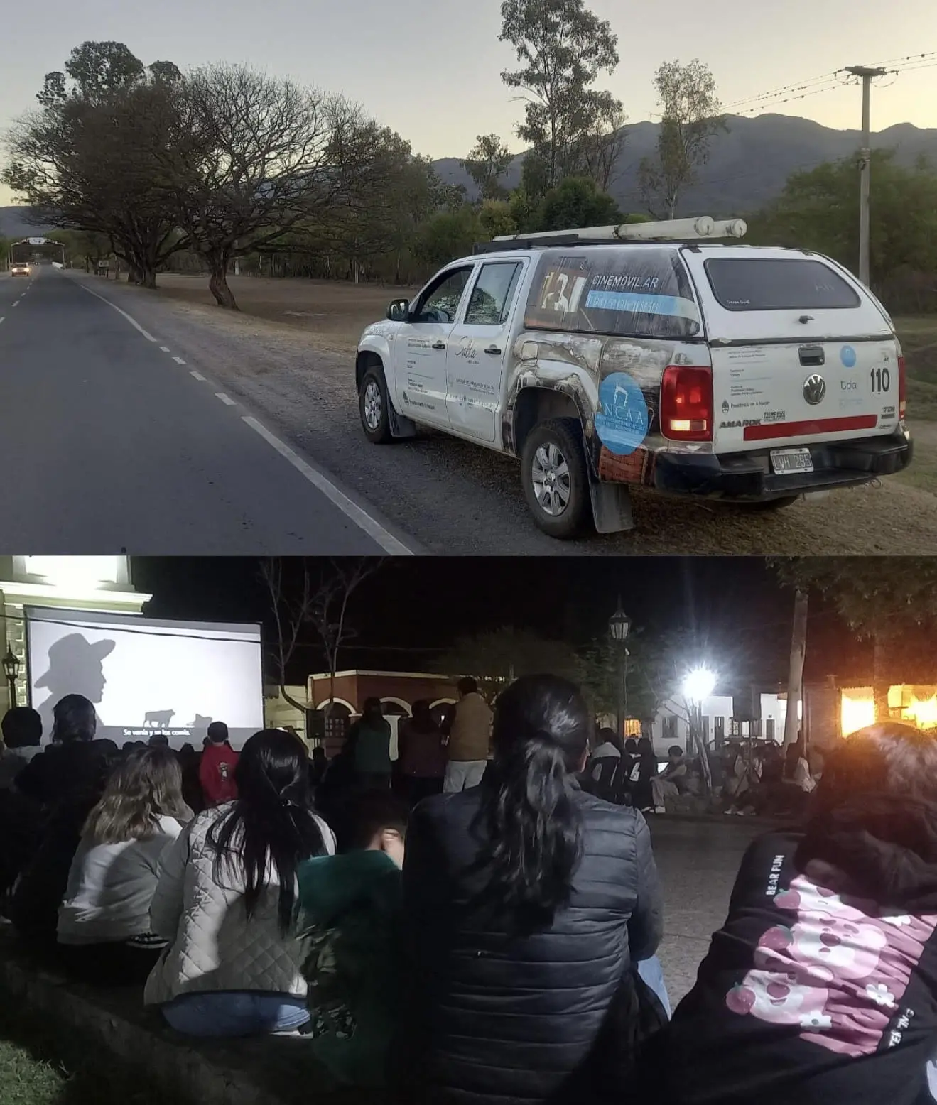 El Cine Móvil llega a Apolinario Saravia y El Quebrachal