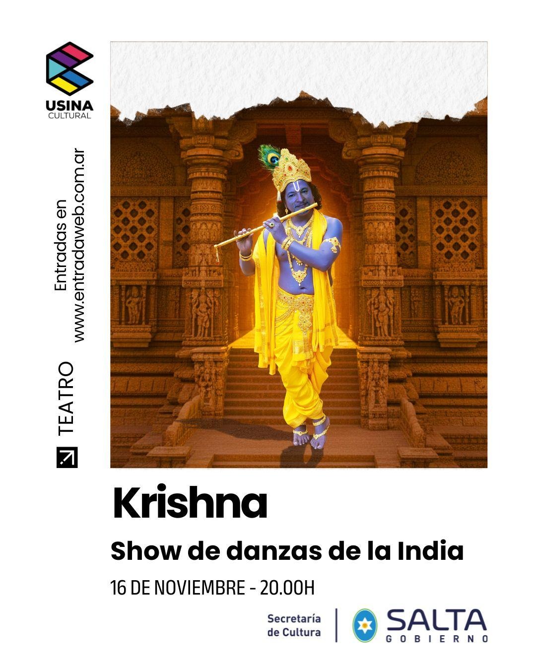 Krishna, Danzas de la India en la Usina Cultural