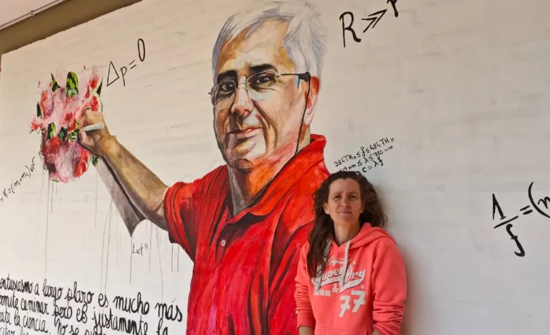 El municipio inauguró un mural en homenaje al profesor Daniel Córdoba en la UNSa