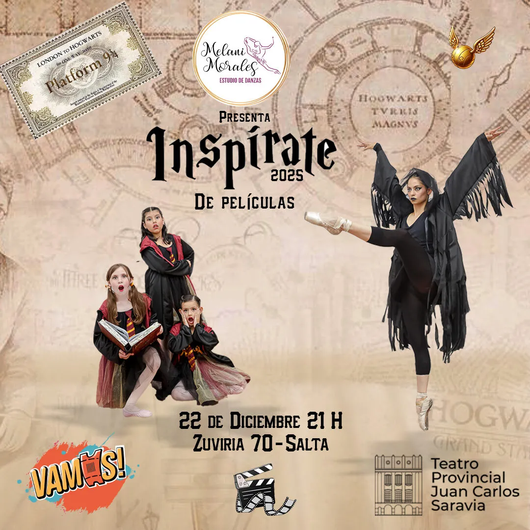 Inspirate «De Películas» – Estudio de Danzas Melani Morales