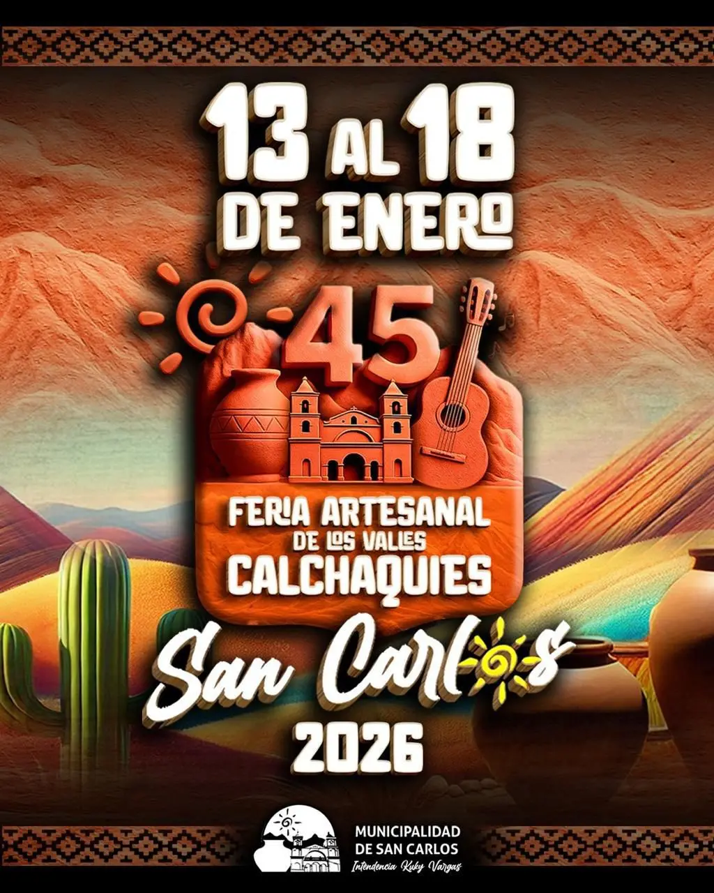 45ª Feria Artesanal de los Valles Calchaquíes: Patrimonio Vivo