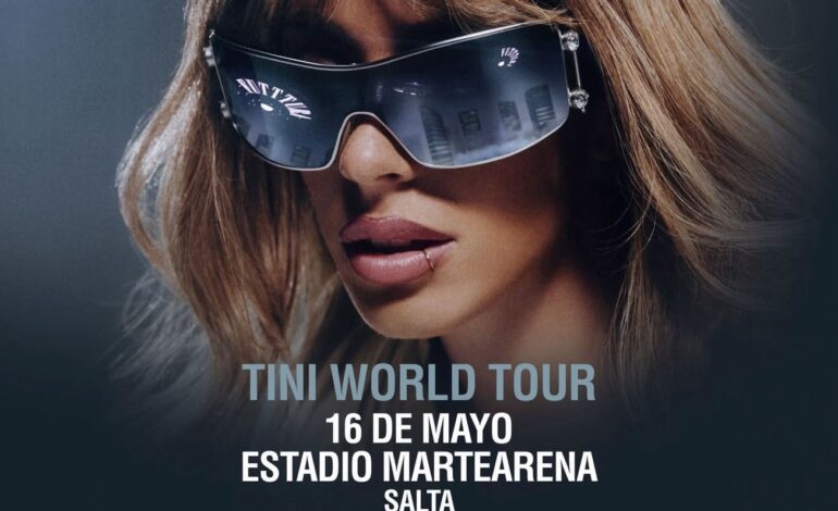 Tini llega a Salta con Futttura: show confirmado el 16 de mayo y preventa desde el 29 de diciembre