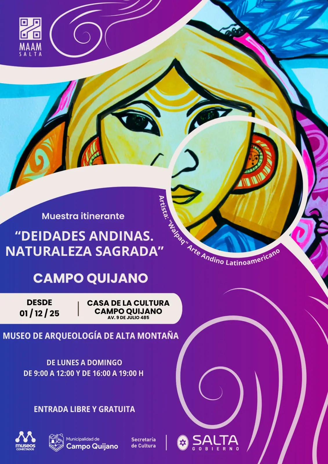 Campo Quijano recibe la muestra “Deidades Andinas. Naturaleza Sagrada”
