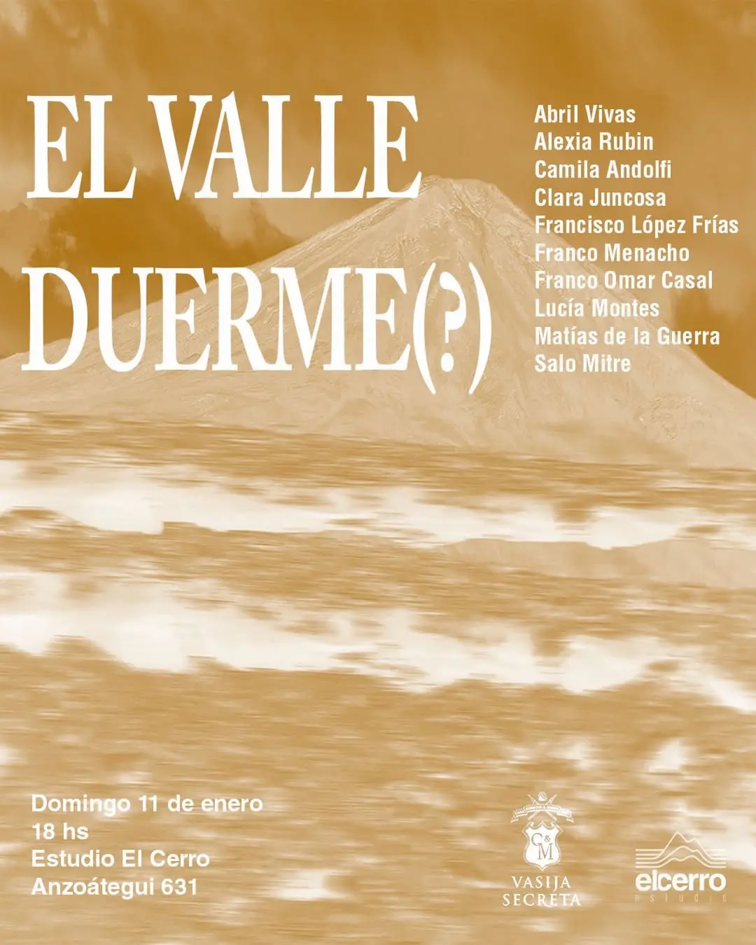 El valle duerme (?) una muestra colectiva que desafía el silencio
