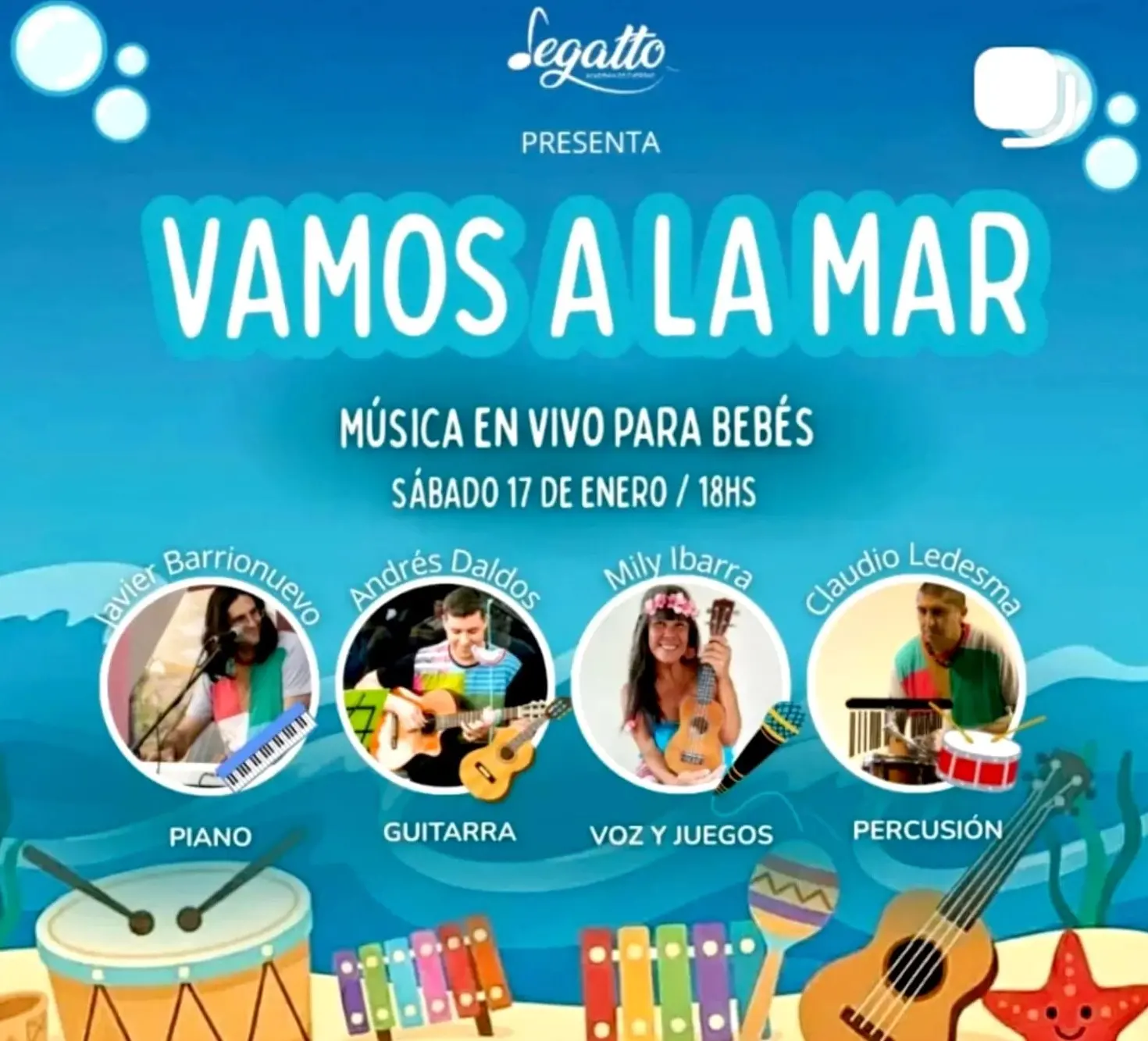 Vamos a la Mar: música y literatura para bebés en Salta
