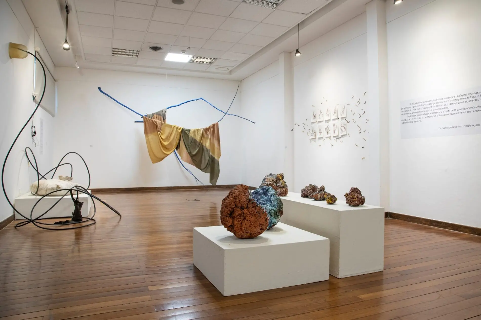 Cierra en Salta la muestra surgida de una residencia artística en Cafayate