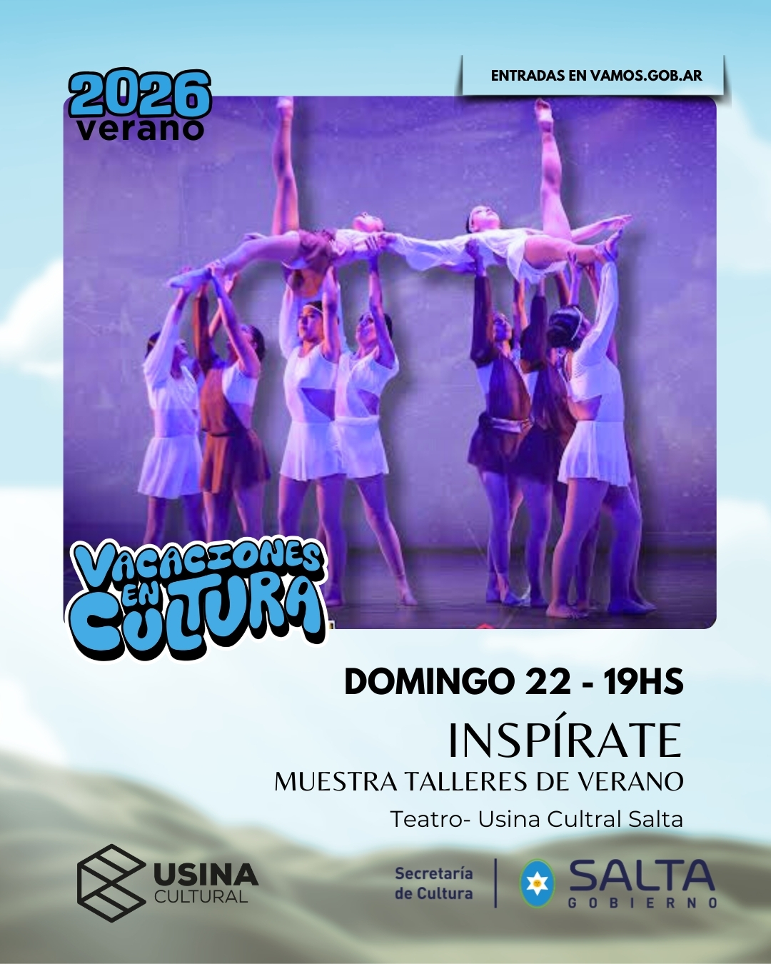 Vacaciones en Cultura:  “INSPÍRATE”