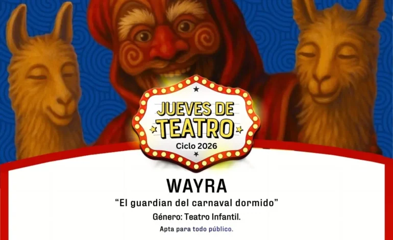 Teatro infantil con «Wayra el guardián del carnaval dormido»