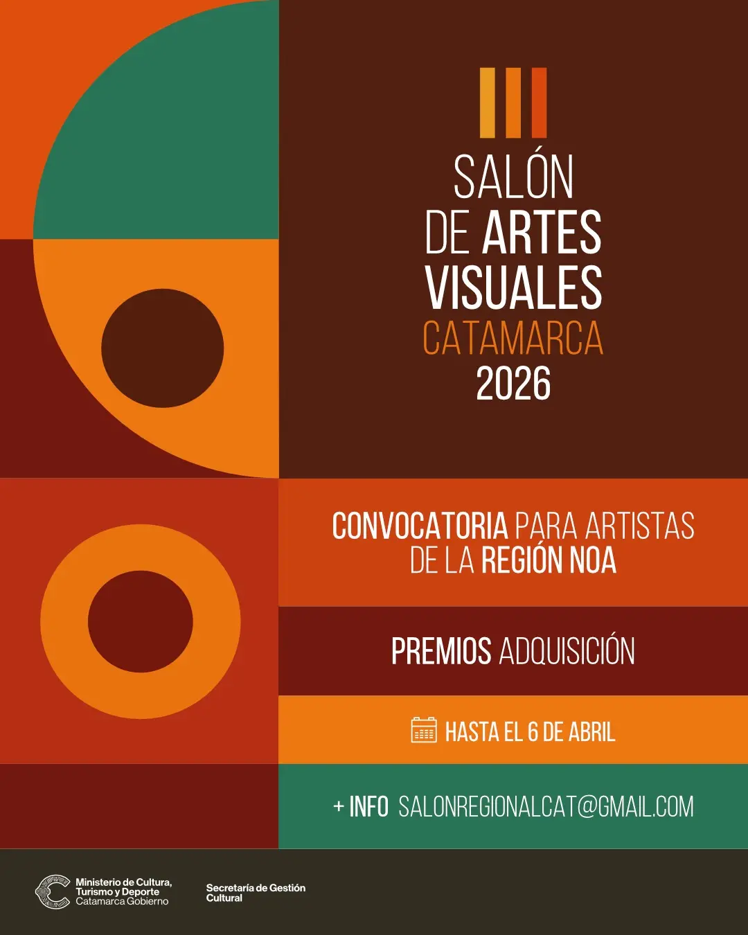 Salón de Artes Visuales Catamarca 2026 abre convocatoria para artistas del NOA