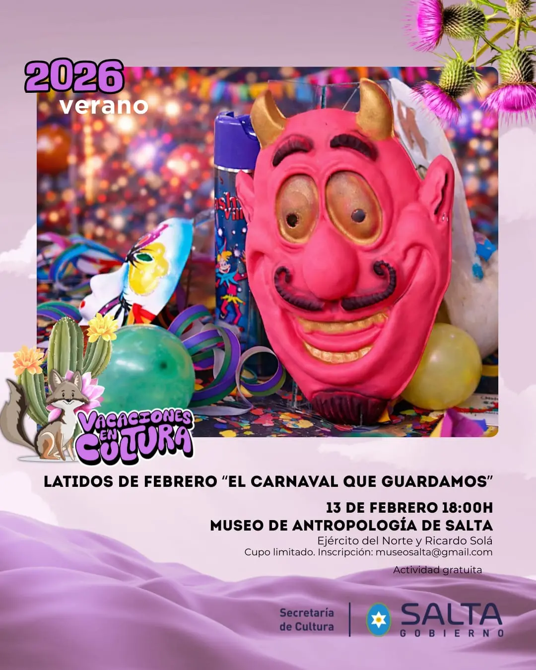 El carnaval salteño, memoria viva y encuentro en el Museo de Antropología