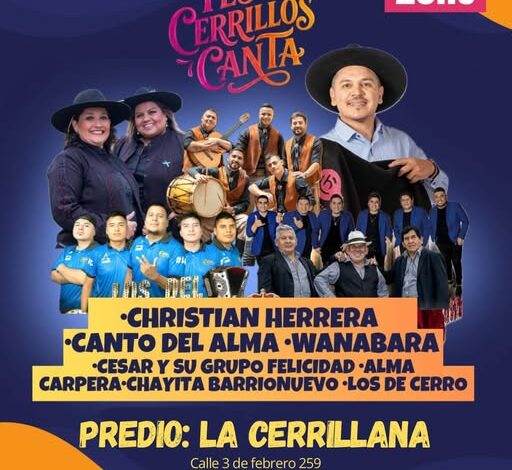 El «Festi Cerrillos Canta» cambia de escenario