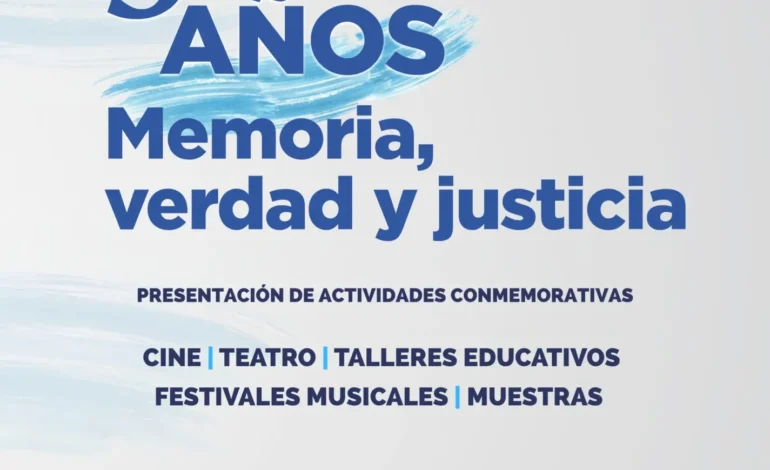 La Provincia conmemora los 50 años del golpe con múltiples actividades