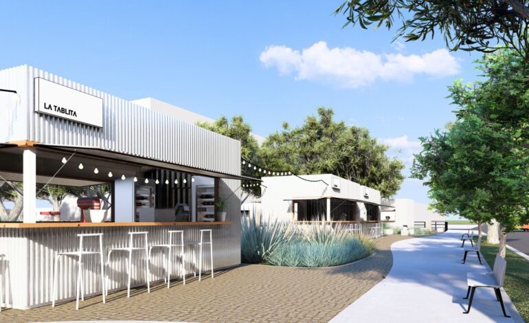 La plaza Evita se renueva: más espacios para el deporte, juegos y un paseo gastronómico