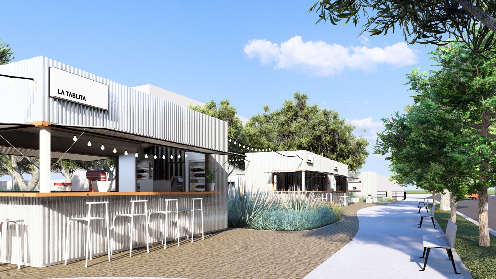 La plaza Evita se renueva: más espacios para el deporte, juegos y un paseo gastronómico
