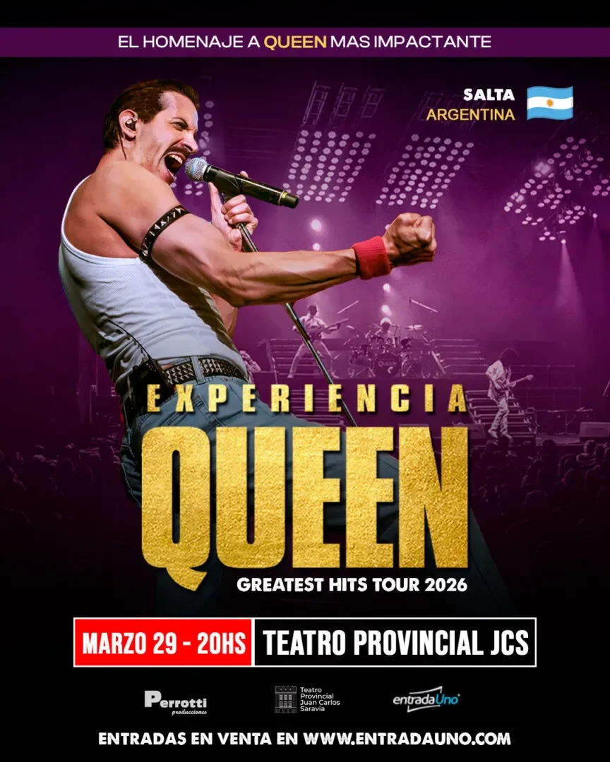 EXPERIENCIA QUEEN llega con su espectacular Greatest Hits Tour 2026