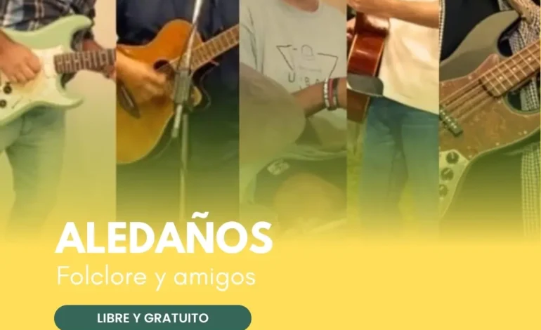 Aledaños Folclore se presenta en el Anfiteatro de la Usina