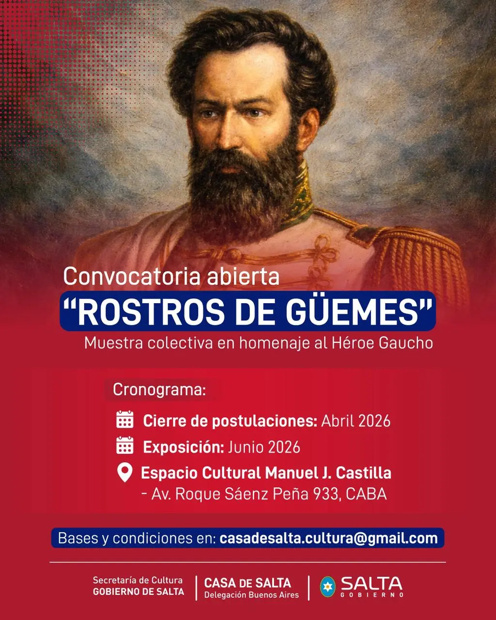 “Rostros de Güemes”: una convocatoria nacional para resignificar al héroe gaucho