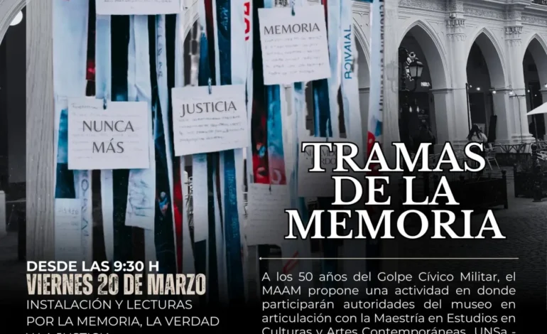 El MAAM conmemora el 50° aniversario del golpe de Estado con actividades abiertas al público