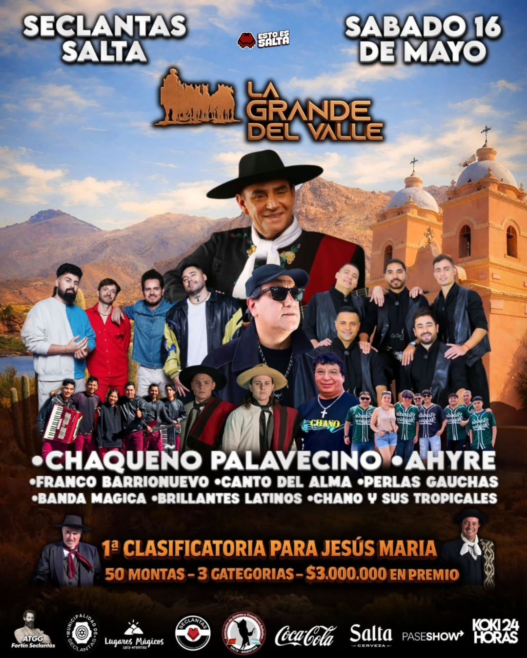 Se viene «La Grande del Valle» en Seclantás