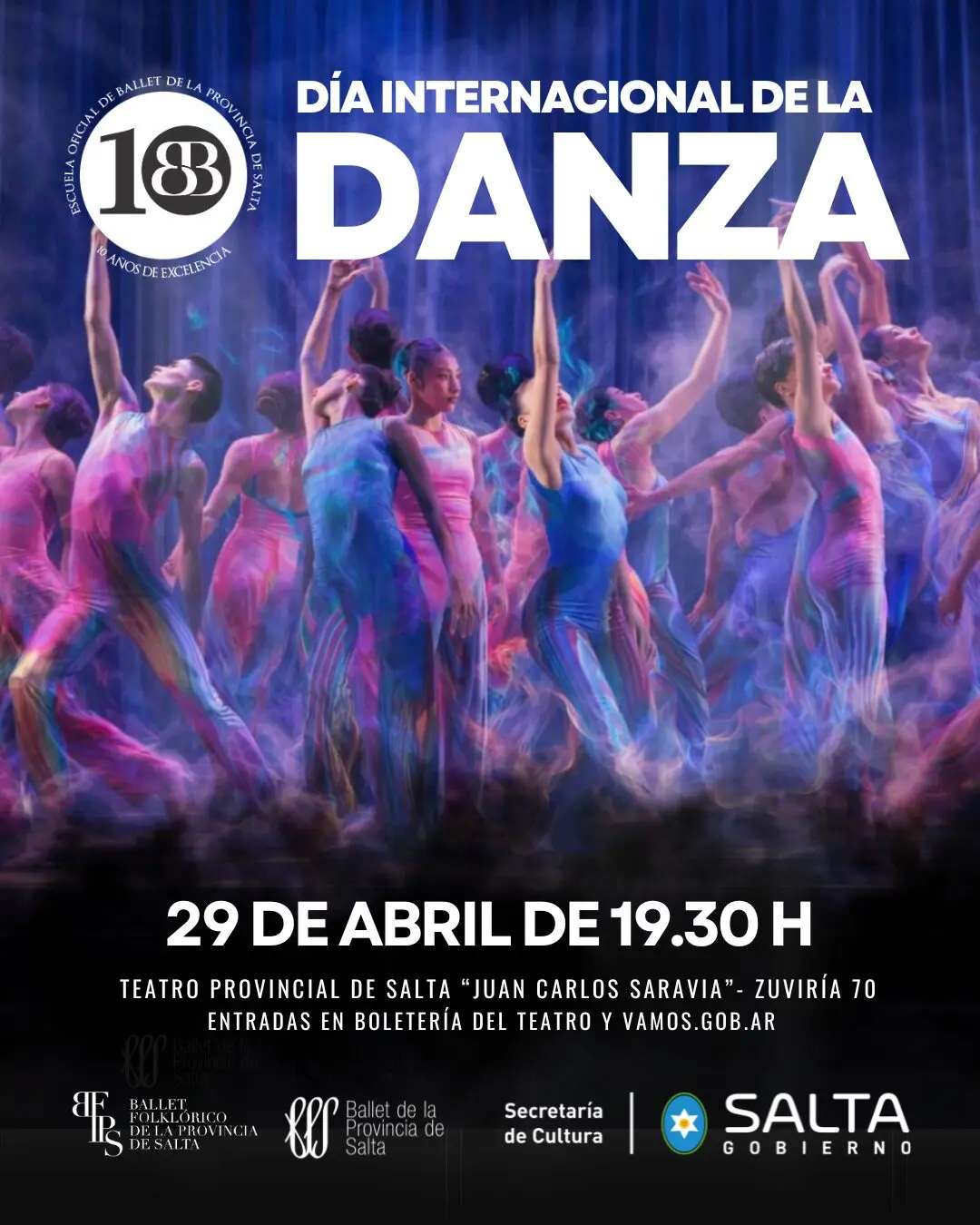 La Escuela Oficial de Ballet celebra el Día Internacional de la Danza con una función especial en el Teatro Provincial