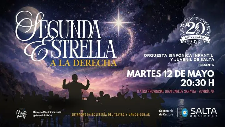 “Segunda estrella a la derecha”: música, fantasía y emoción para abrir la Temporada 2026