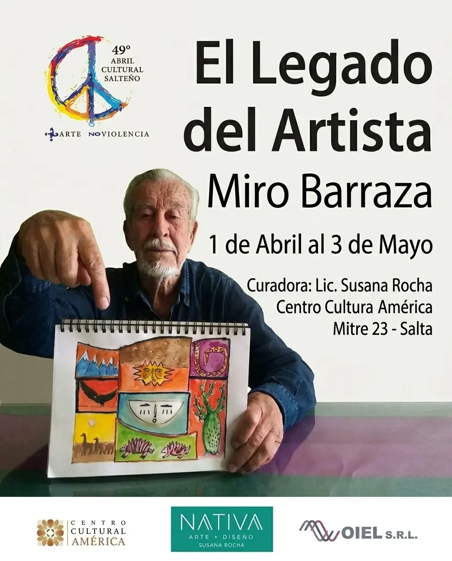 El universo pictórico de Miro Barraza se despliega en Salta