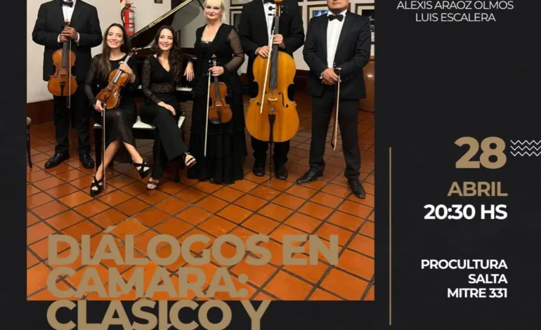 Diálogos en cámara propone un cruce entre Schubert y Beethoven en el Abril Cultural Salteño