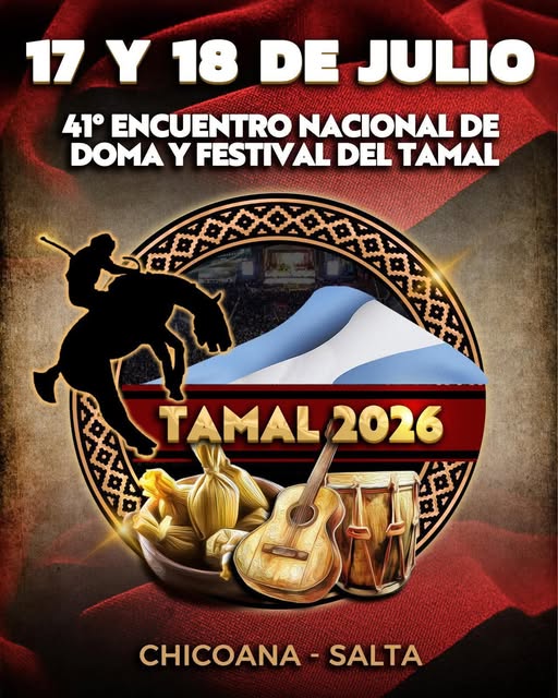 Se viene el 41º Encuentro Nacional de Doma y Festival del Tamal