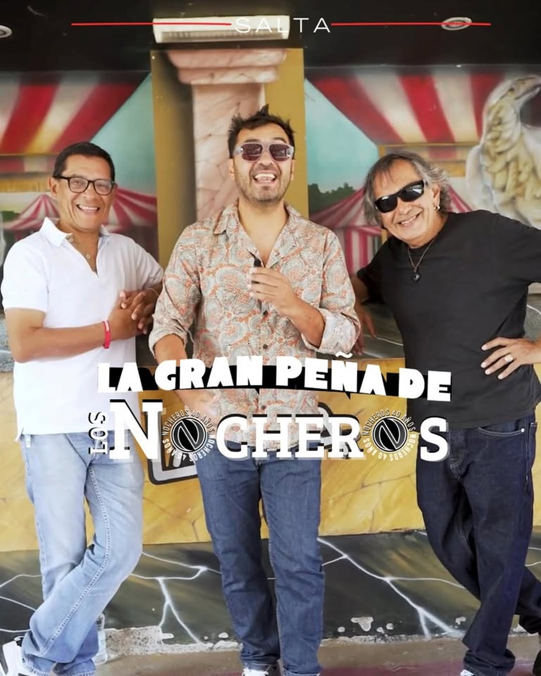  El 24 de Mayo es “La gran peña de Los Nocheros” en el patio de La Roka en Salta