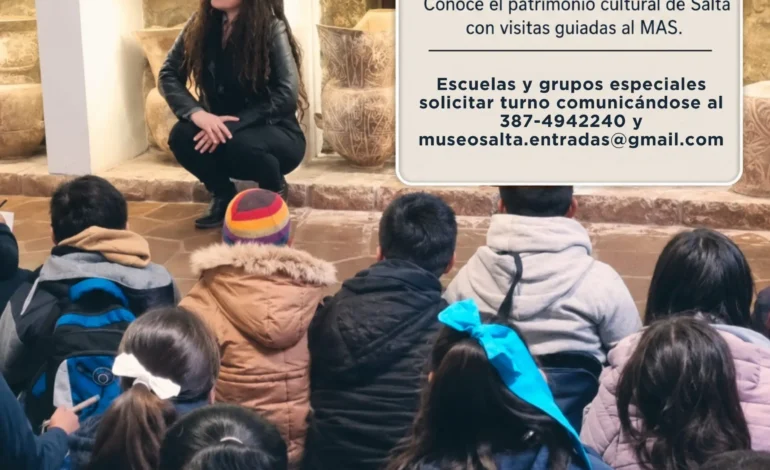El MAS invita a escuelas y grupos a descubrir el patrimonio cultural salteño