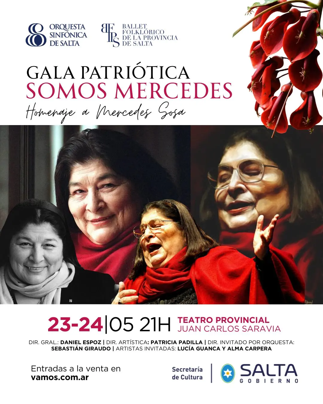 A 90 años de su natalicio, Salta honra a Mercedes Sosa