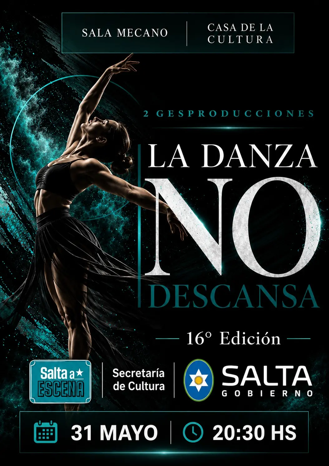 Movimiento, música y diversidad artística en una nueva función de “La Danza No Descansa”