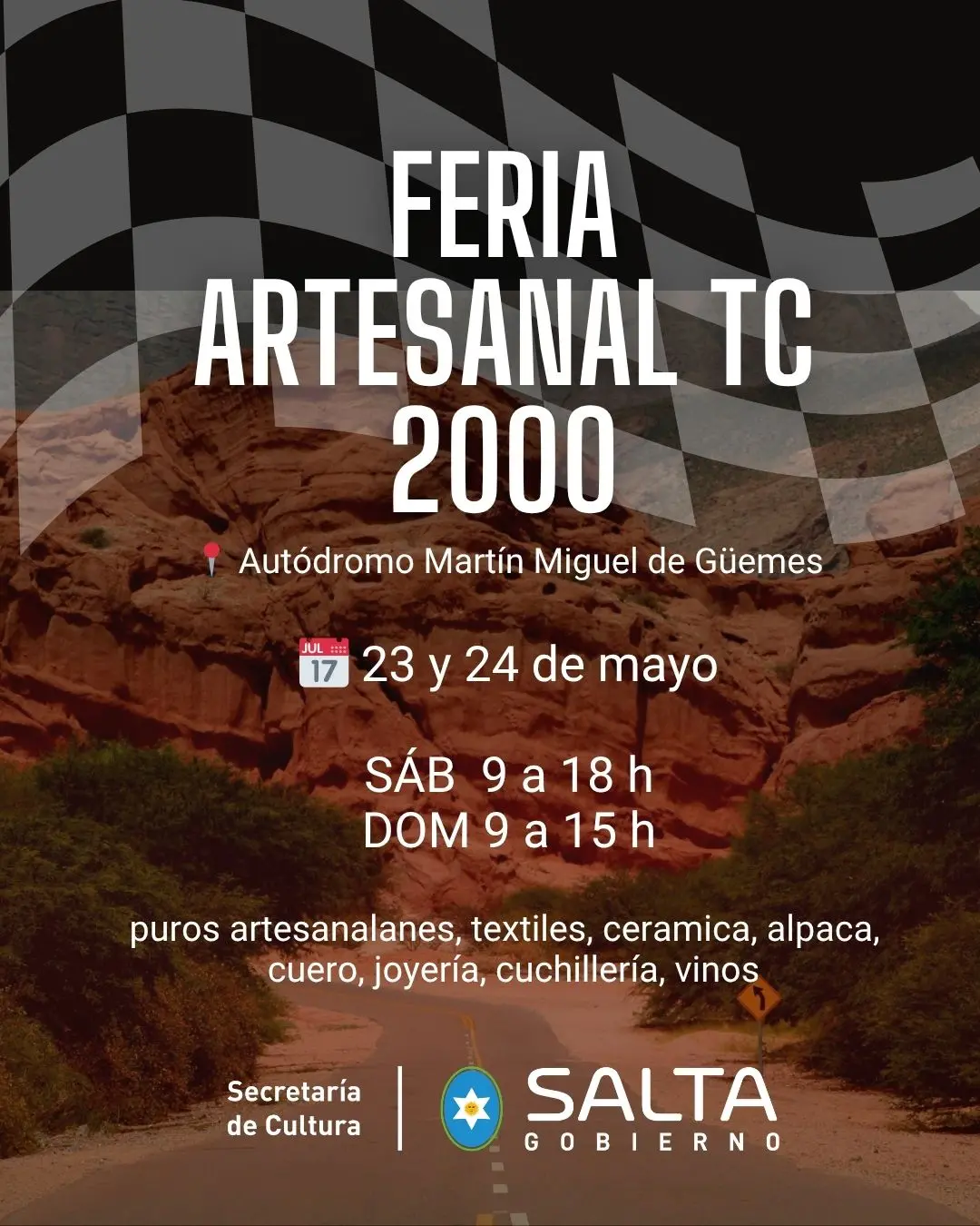 La Feria Artesanal TC 2000 reunió cultura, tradición y producción local en el autódromo salteño